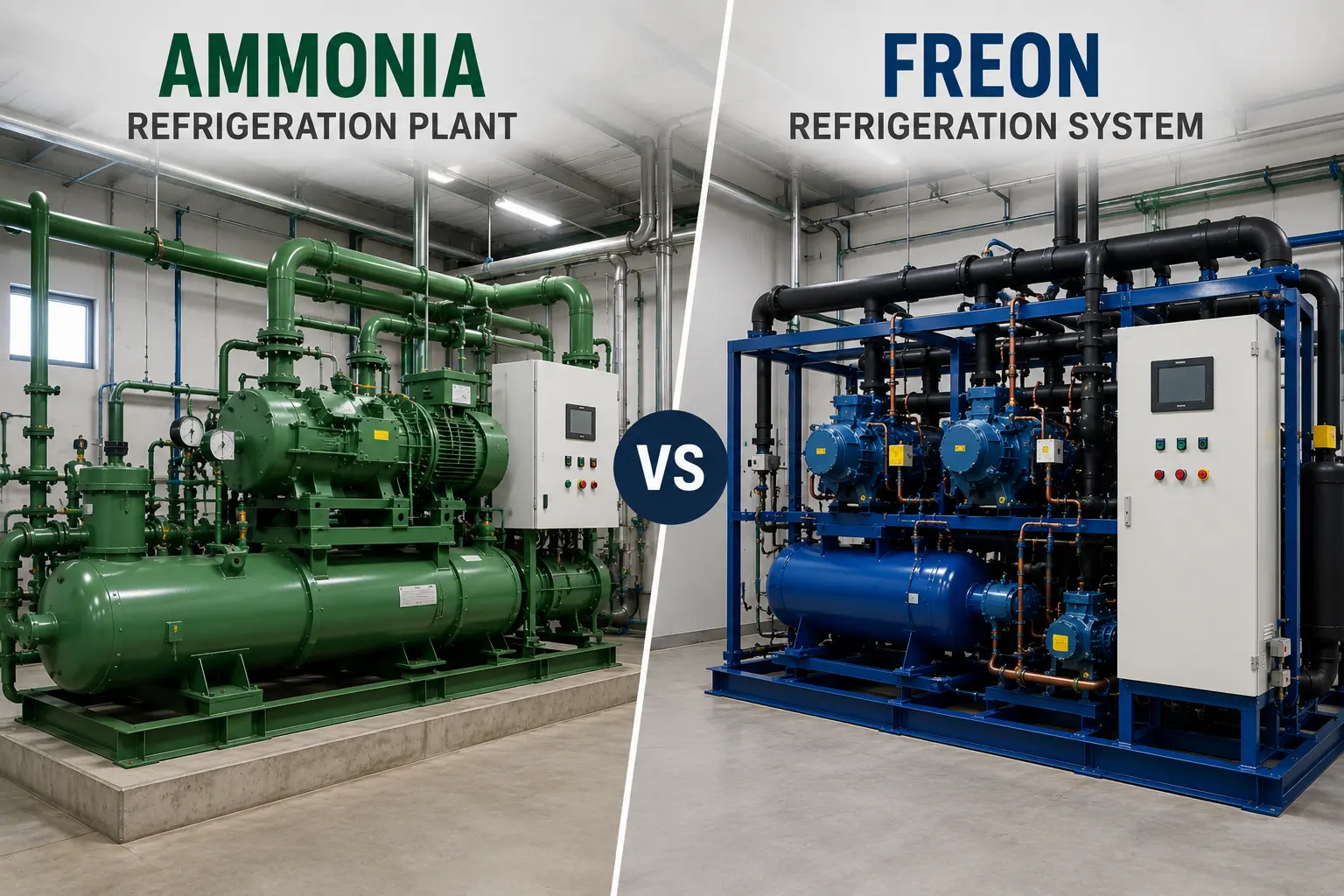Ammonia vs Freon Refrigeration: Which Is Better for Cold Storage?