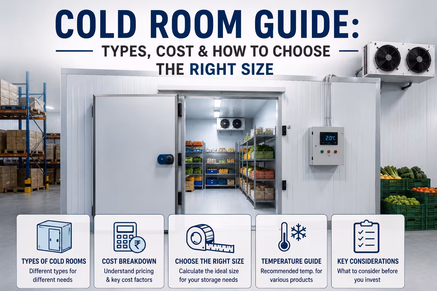 Cold Room Guide: Types, Cost & How to Choose the Right Size