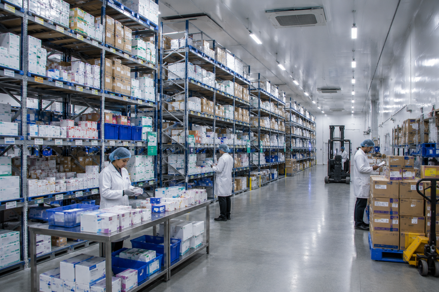 Pharmaceutical cold storage room